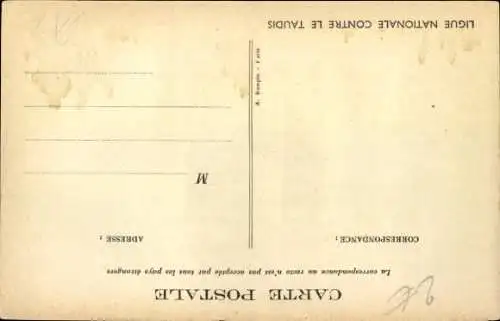 Künstler Ak Poulbot, Mädchen spült Geschirr, aufgehängtes Brot