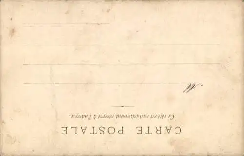 Passepartout Ak Papst Pius X., Porträt