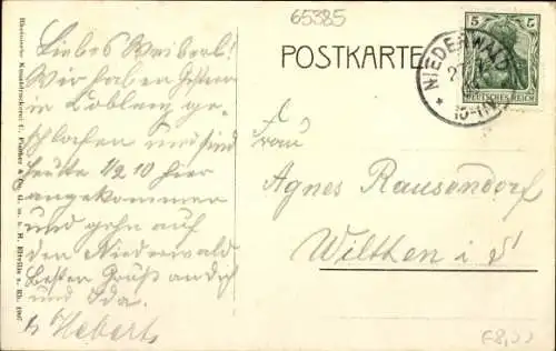 Ak Assmannshausen Rüdesheim am Rhein, Rheinpartie, Boot