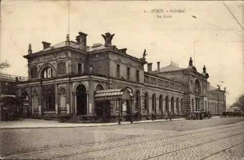 Ak Bonn am Rhein, Bahnhof