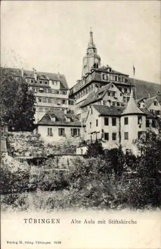 Ak Tübingen am Neckar, Alte Aula, Stiftskirche