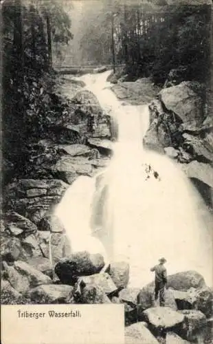 Ak Triberg im Schwarzwald, Triberger Wasserfall