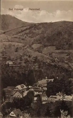 Ak Bad Peterstal Griesbach im Schwarzwald Baden, Panorama, Marienbad