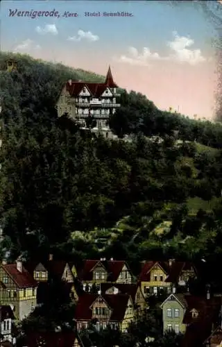 Ak Wernigerode am Harz, Hotel Sennhütte