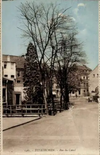 Ak Euskirchen in Nordrhein Westfalen, Rue du Canal