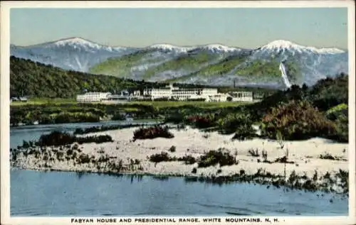 Ak White Mountains New Hampshire USA, Fabyan House, Presidential Range