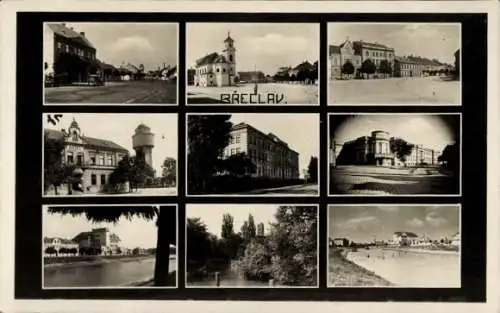 Ak Břeclav Lundenburg Südmähren, Teilansichten