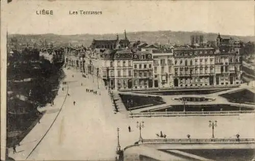 Ak Lüttich Lüttich Wallonien, Les Terrasses