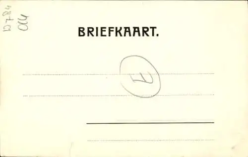 Ak Breda Nordbrabant Niederlande, Königliche Militär Akademie, Eingang