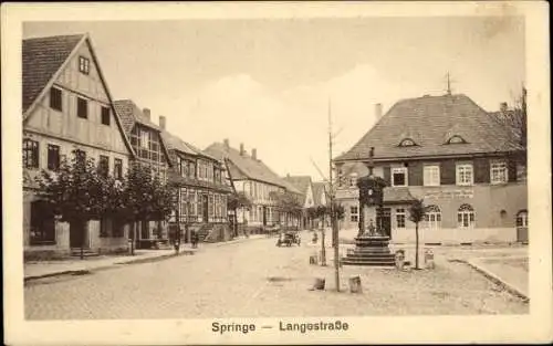 Ak Springe am Deister, Langestraße