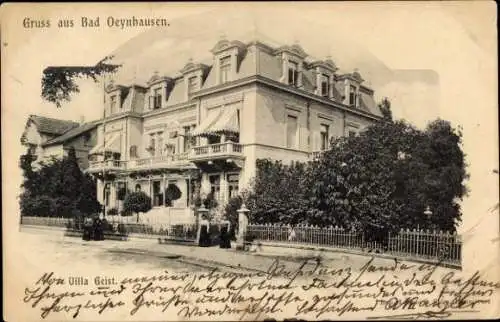 Ak Bad Oeynhausen in Westfalen, Villa Geist