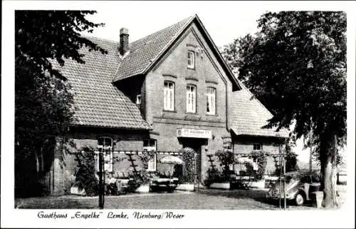 Ak Lemke Marklohe, Nienburg an der Weser, Gasthaus Engelke