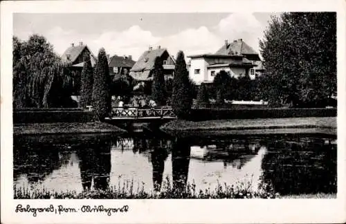 Ak Beograd Belgrad Serbien, Mühlenpark, Brücke