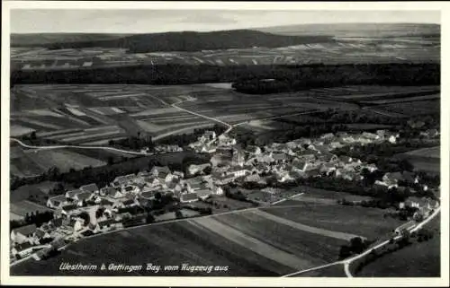 Ak Westheim bei Oettingen Mittelfranken, Fliegeraufnahme