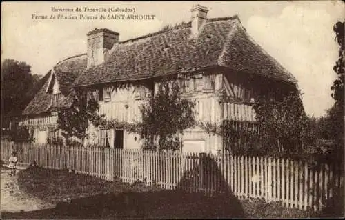 Ak Saint Arnoult Calvados, Ferme de l'ancien Prieure