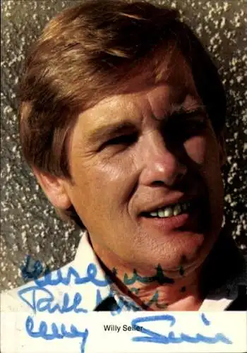 Ak Schauspieler Willy Seiler, Portrait, Autogramm