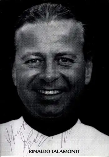 Ak Schauspieler Rinaldo Talamonti, Portrait, Autogramm
