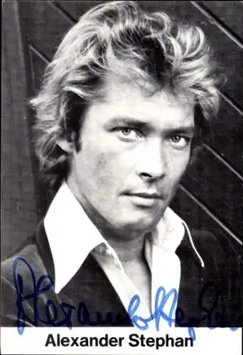 Ak Schauspieler Alexander Stephan, Portrait, Autogramm