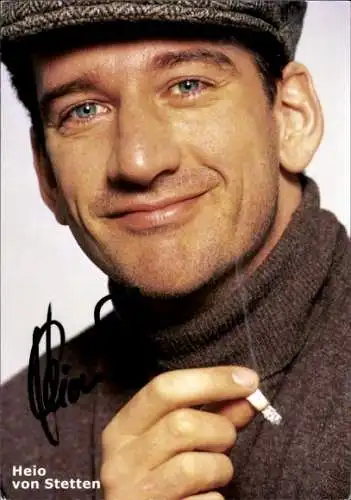 Ak Schauspieler Heio von Stetten, Portrait, Autogramm