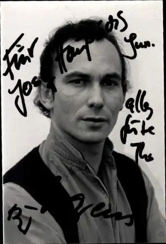 Ak Schauspieler Bert Stevens, Portrait, Autogramm