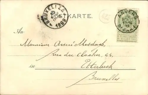 Künstler Litho Bohrdt, Hans, Segelschulschiff Stosch Rio de Janeiro verlassend