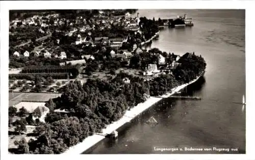 Ak Langenargen am Bodensee, Fliegeraufnahme