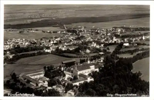 Ak Fürstenfeldbruck in Oberbayern, Fliegeraufnahme