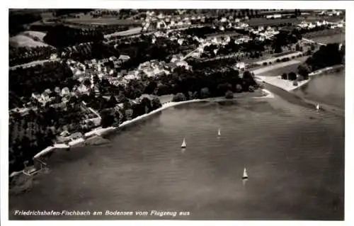 Ak Fischbach Friedrichshafen am Bodensee, Fliegeraufnahme