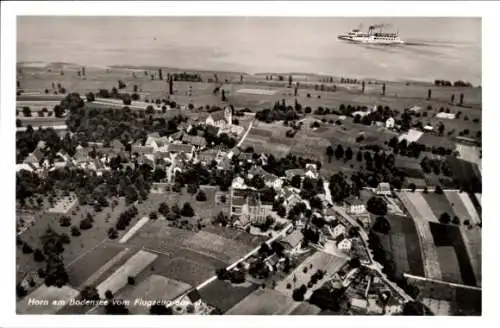 Ak Horn Gaienhofen am Bodensee, Fliegeraufnahme