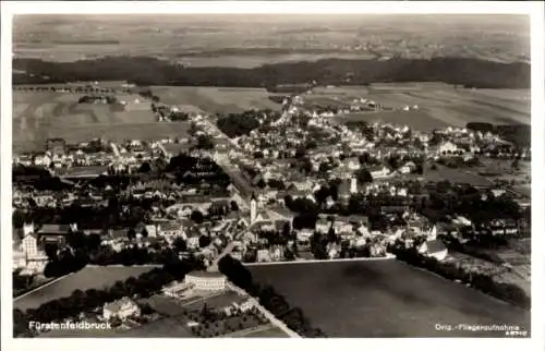 Ak Fürstenfeldbruck in Oberbayern, Fliegeraufnahme