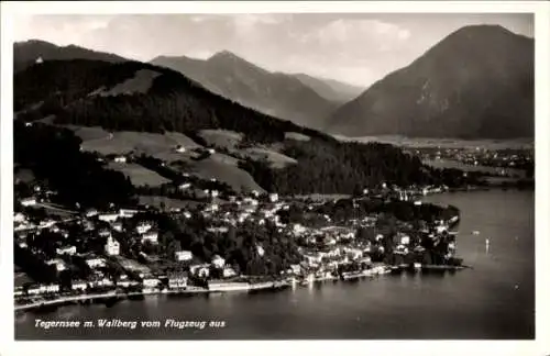 Ak Tegernsee in Oberbayern, Wallberg, Fliegeraufnahme