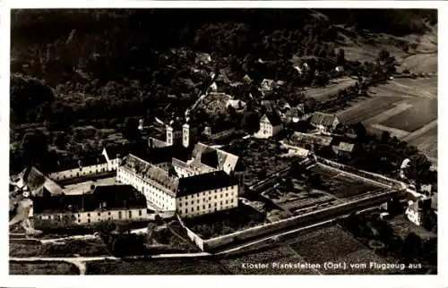 Ak Plankstetten Berching in der Fränkischen Alb Oberpfalz, Kloster, Fliegeraufnahme