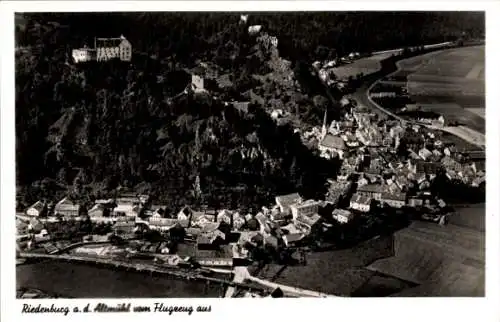 Ak Riedenburg im Altmühltal, Fliegeraufnahme