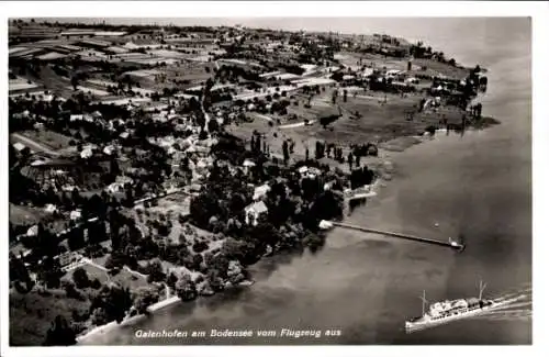 Ak Gaienhofen am Bodensee, Fliegeraufnahme