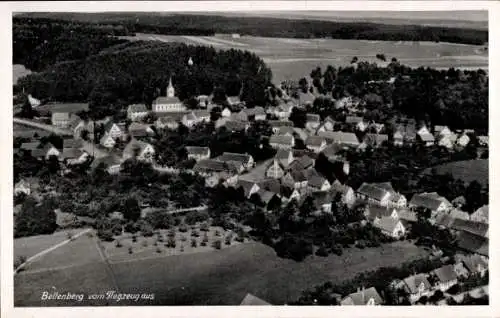 Ak Bellenberg in Schwaben, Fliegeraufnahme