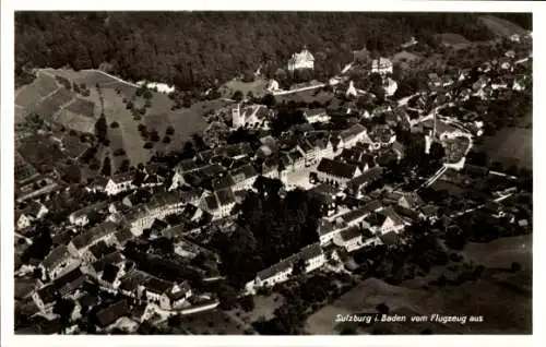 Ak Laufen Sulzburg im Schwarzwald, Fliegeraufnahme