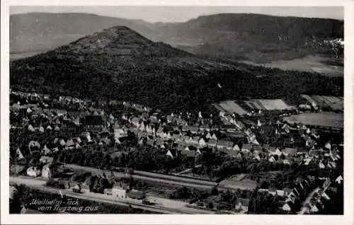 Ak Weilheim an der Teck Schwäbische Alb, Fliegeraufnahme