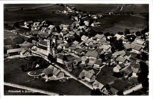 Ak Altenstadt in Oberbayern, Fliegeraufnahme, Basilika