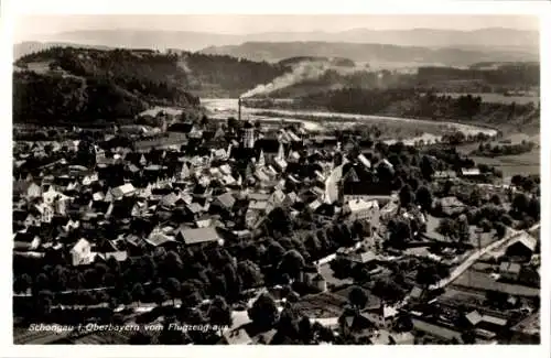 Ak Schongau in Oberbayern, Fliegeraufnahme