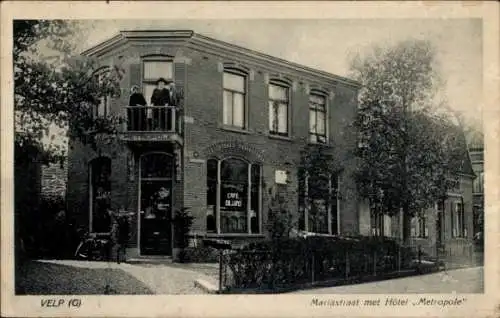 Ak Velp Gelderland Niederlande, Mariastraat, Hotel Metropole