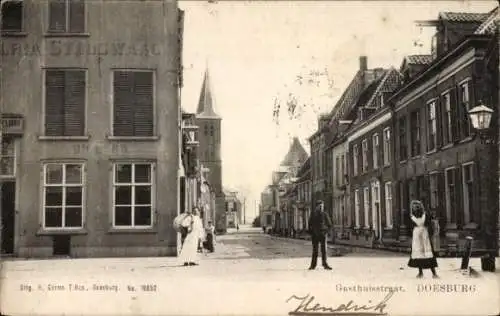 Ak Doesburg Gelderland Niederlande, Gasthuisstraat