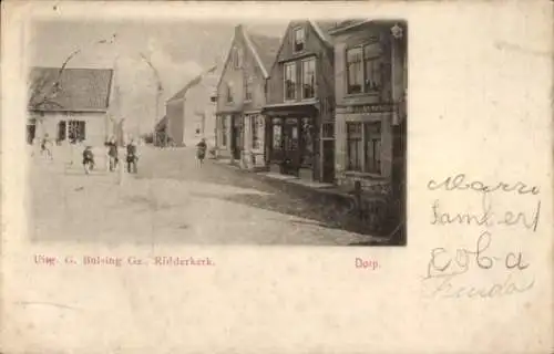 Ak Ridderkerk Südholland Niederlande, Blick auf das Dorf