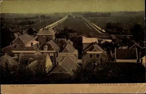 Ak Nieuwerkerk aan den IJssel Südholland, Panorama