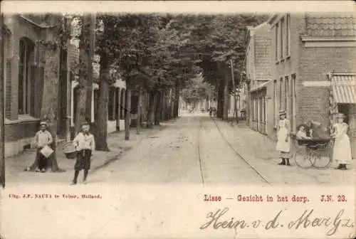 Ak Lisse Südholland, Gezicht in het dorp