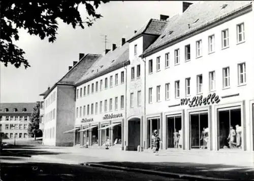 Foto Planitz Zwickau in Sachsen, Straße, Geschäfte, HO-Libelle