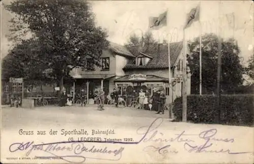 Ak Hamburg Altona Bahrenfeld, Zur Sporthalle