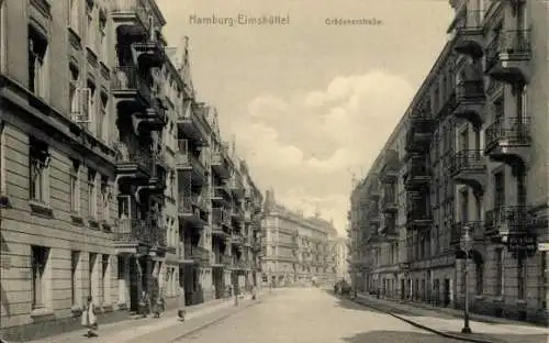 Ak Hamburg Eimsbüttel, Grädener Straße