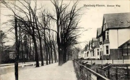 Ak Hamburg Mitte Hamm, Horner Weg