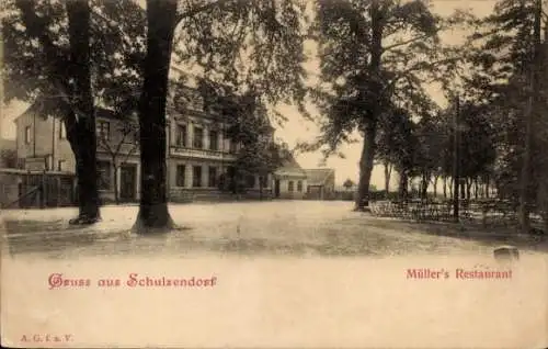 Ak Schulzendorf Sonnenberg in Brandenburg, Müllers Restaurant