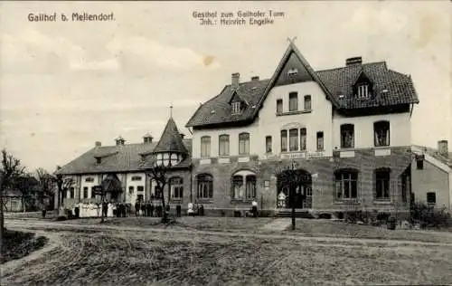 Ak Gailhof Wedemark in Niedersachsen, Gasthof zum Gailhofer Turm, Inh. Heinrich Engelke